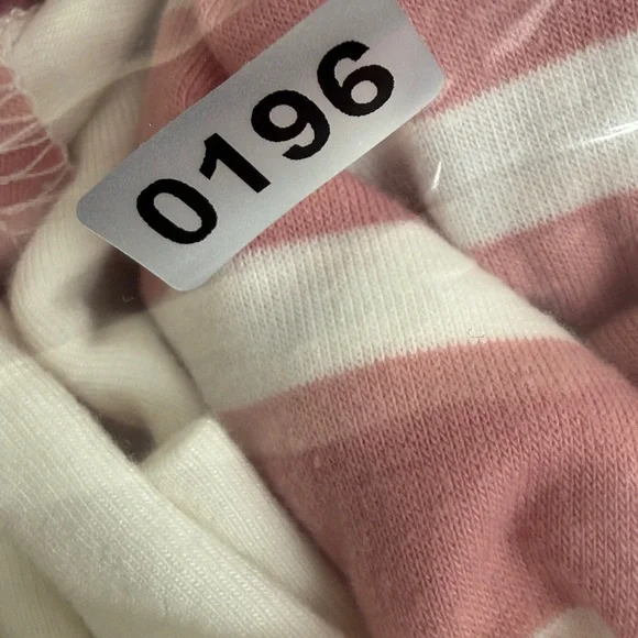 Tickled Teal Pink and White Striped Cardigan - Picture 5 of 5